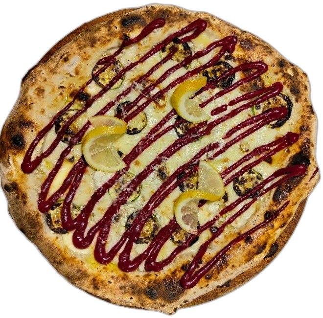 Pizza del mes — Zucchini y Remolacha
